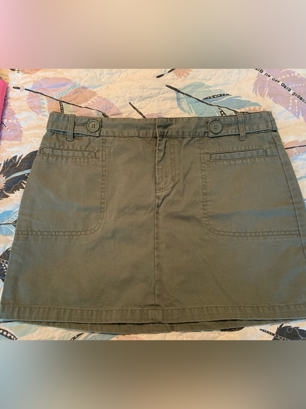 Old Navy Olive Green Mini Skirt
